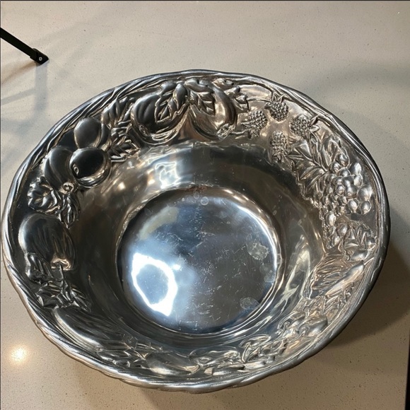 Napa Valley Noble Excellence Silver Fruit Bowl 🍉 - Picture 12 of 16